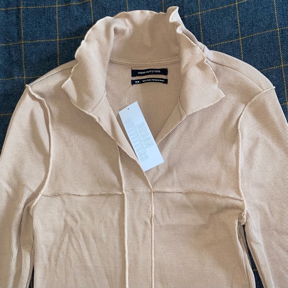 Light brown Seamed Dress - Picture 3 of 6